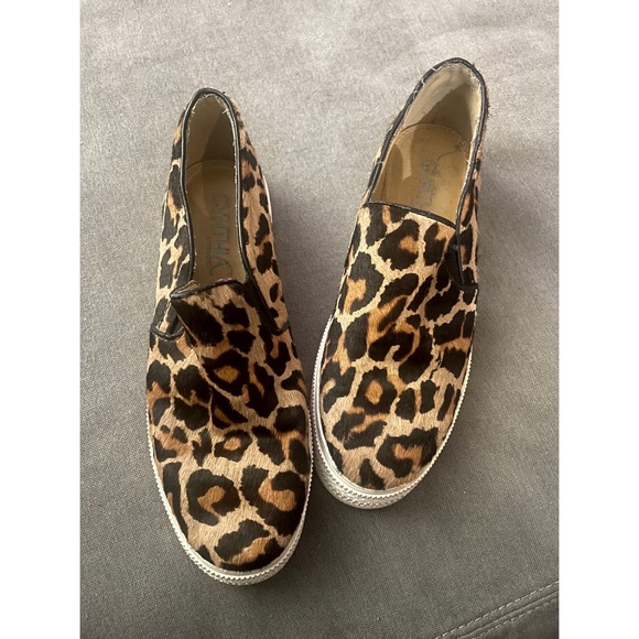 Cynthia Rowley Shoes - Cynthia Rowley Calfhair Leopard Slip On Sneaker
